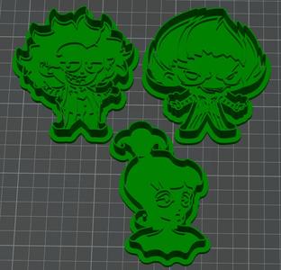 beetlejuice cookie cutter pack 3 pack tim burton cookie cutters