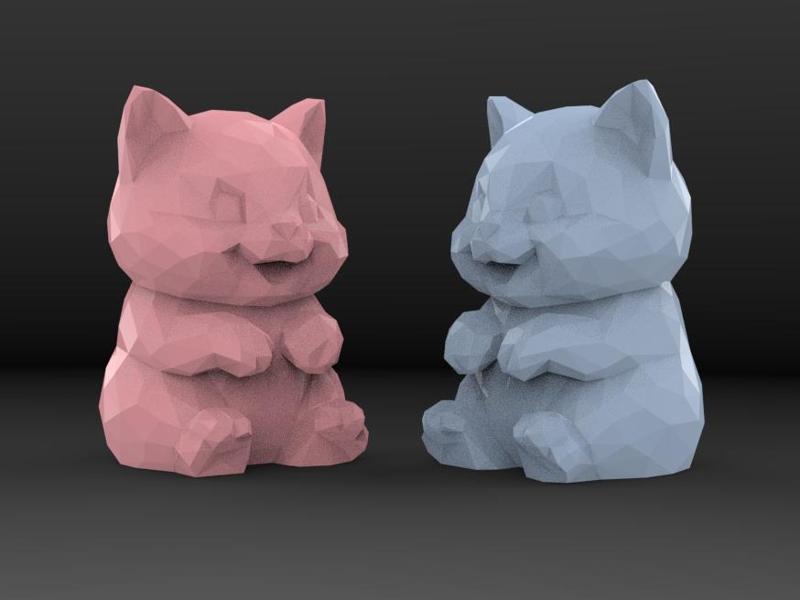 Low-poly Cat (AMS)