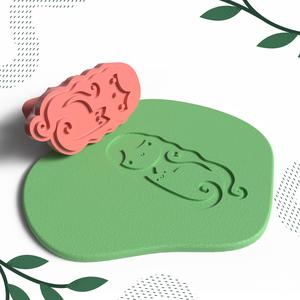 CLAY STAMP NO.25 | DIGITAL STL FILE | 1 SIZE