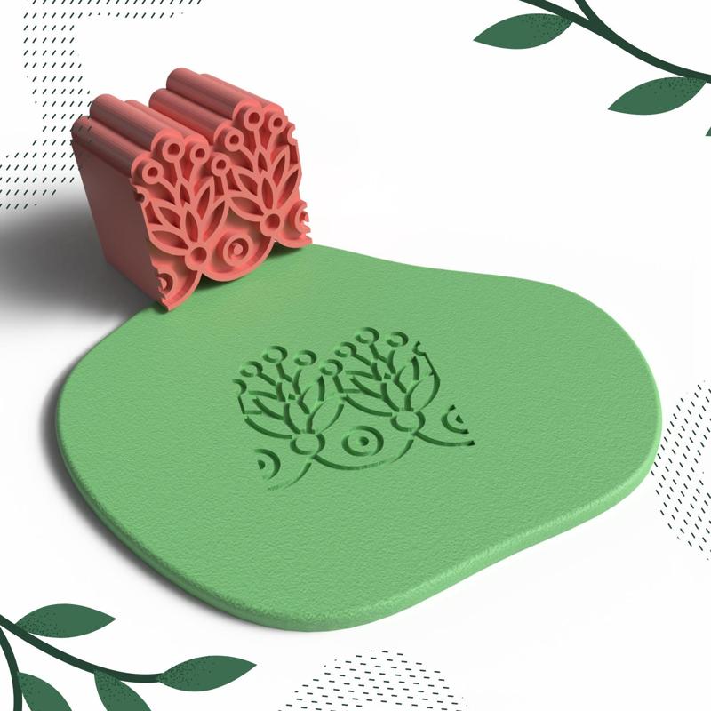 CLAY STAMP NO.21 | DIGITAL STL FILE | 1 SIZE