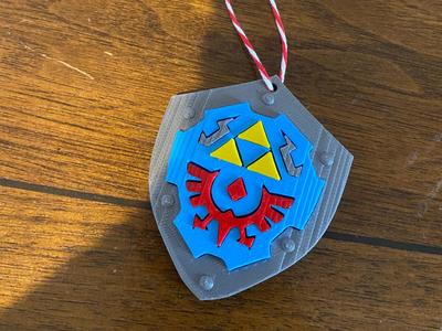 Zelda Hylian Shield Ornament