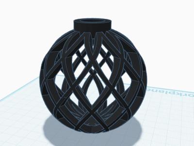 Christmas Ornament with Hole on Top