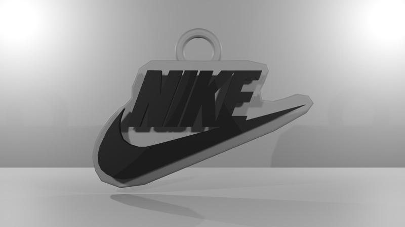 Nike brand keychain