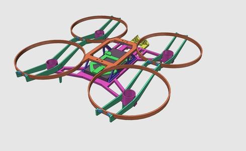 Drone quad U200 prop guard