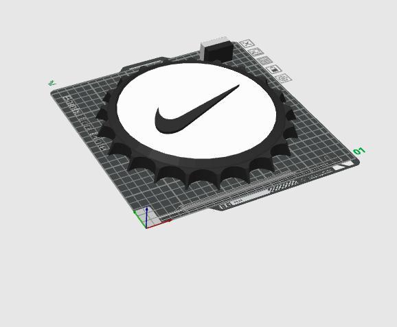 NIKE logo decoration accessory