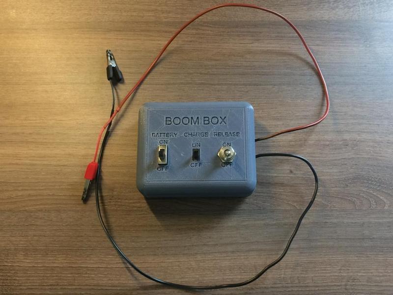 'BOOM box' high voltage capacitor bank case