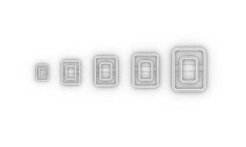 Polymer Clay Cutters - Rectangle with hole