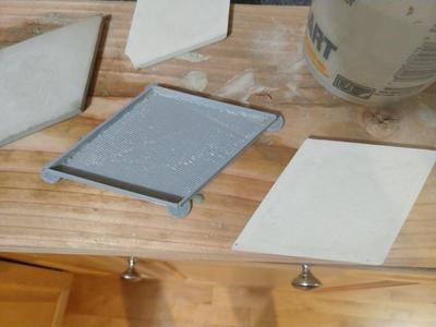 Rhombus tile mold