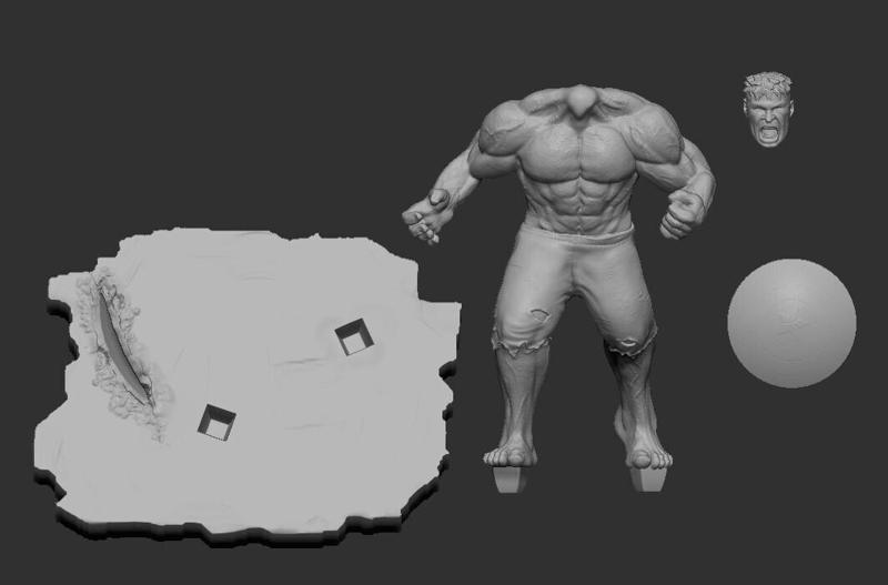 1/6 1/12 Marvel Thunderbolt Thaddeus Ross Red Hulk Harrison Ford General statue Headsculpt