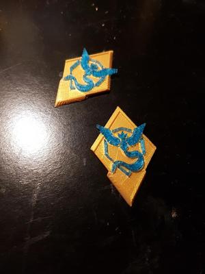 Gold Gym Badge Team Mystic Emblem