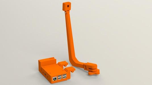 Raspberry Pi 3 model B / B+ Spool Case/mount for Anycubic Chiron