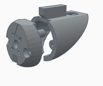 Wing mounted adjustable motor mount v2