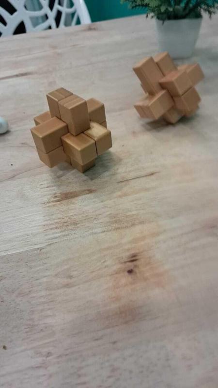 Wooden Cross Puzzle 6 Piece