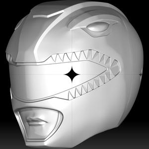 rubik's cube 2x2x2 Red Ranger Head
