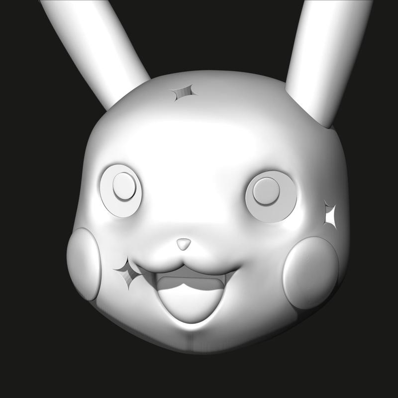 rubik's cube 2x2x2 pikachu head