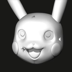 rubik's cube 2x2x2 pikachu head