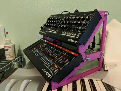 Dual Roland Boutique stand