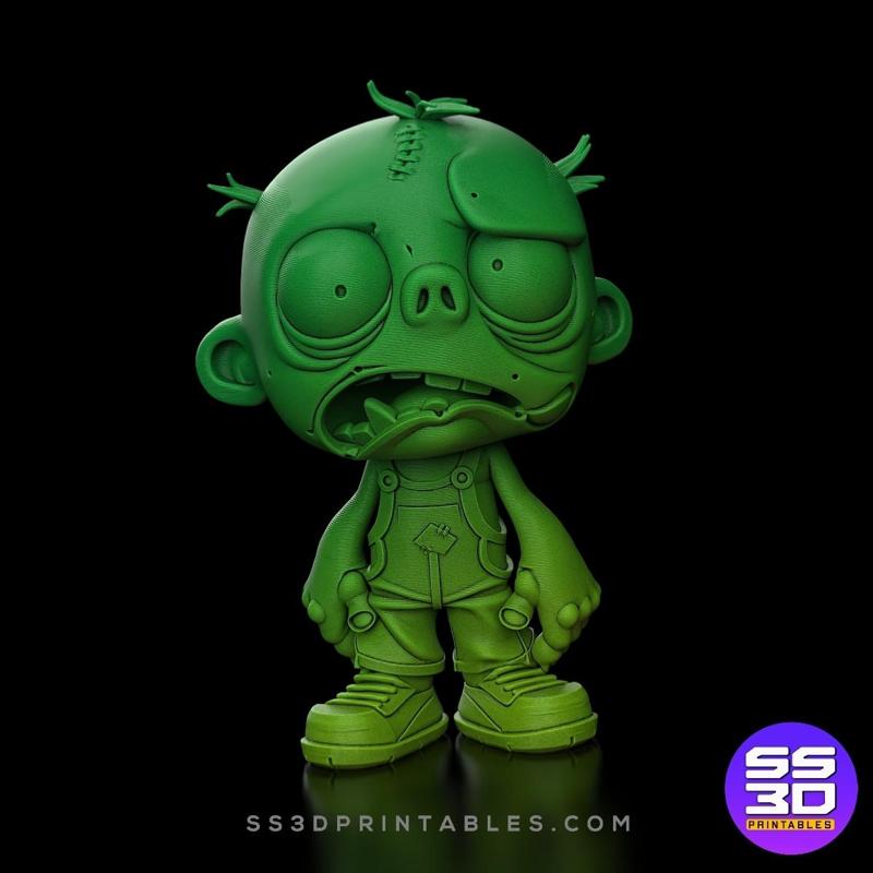 zombie cute 3d printable stl