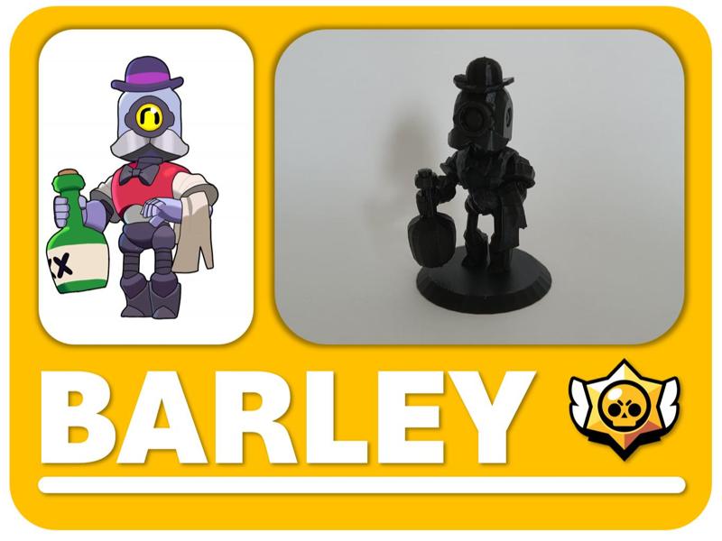 Barley brawl stars figurine