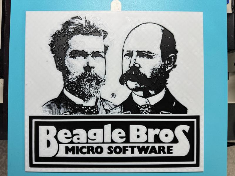 Beagle Bros. Black and White Logo