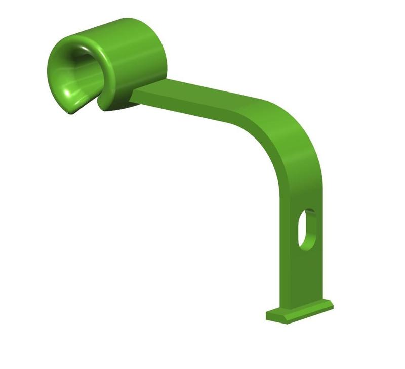 Filament guide for Tevo Tornado with top-spoolholder