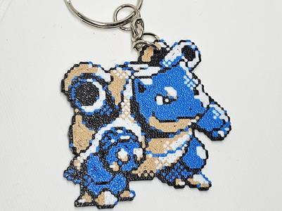 8 Bit Blastoise Key Ring