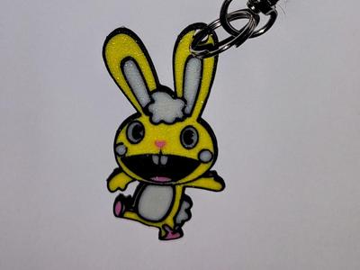 Cuddles from Happy tree friends- keychain 