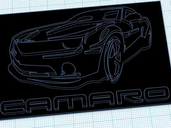 Camaro Plaque