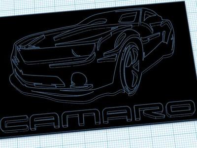Camaro Plaque