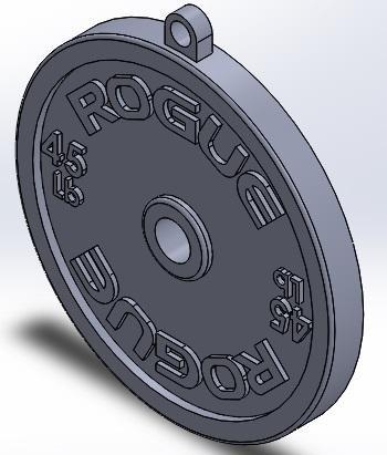 keychain - Rogue gym disk