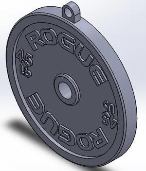 keychain - Rogue gym disk