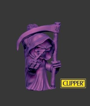 CLIPPER LIGHTER CASE - DEATH