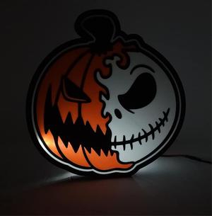 Jack Skellington Pumpkin Halloween Lightbox LED Lamp