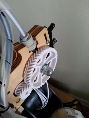 Herringbone Gears for Ultimaker Original Feeder