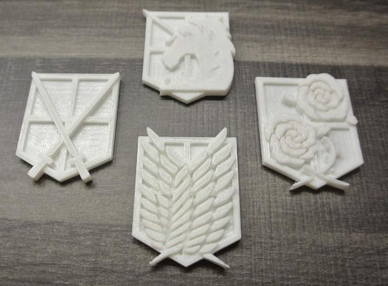 Attack on Titan - Shingeki no Kyojin - Military Emblem Badges