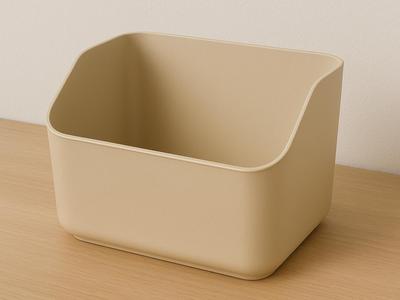 Stackable storage box minimalist style
