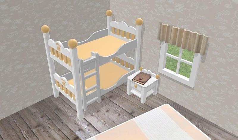 Configurable bed or bunk bed