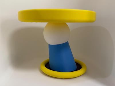 Doraemon outstretched round hand model display stand