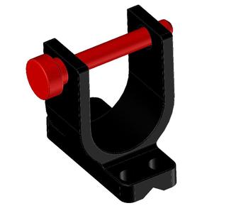 Rod holder for boat railing