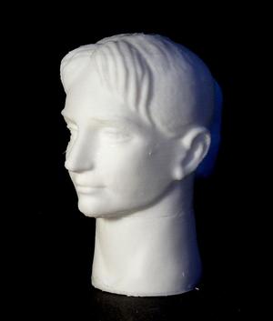 Gina Gogean bust in Deva, Romania