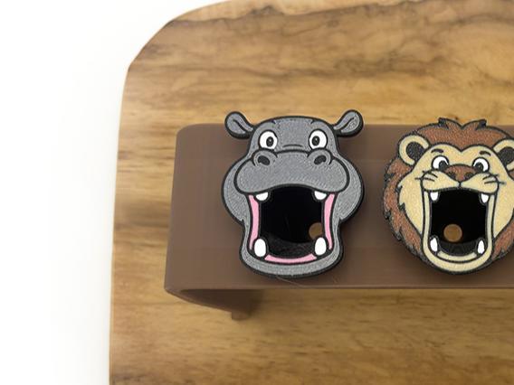 Animal cones hippopotamus