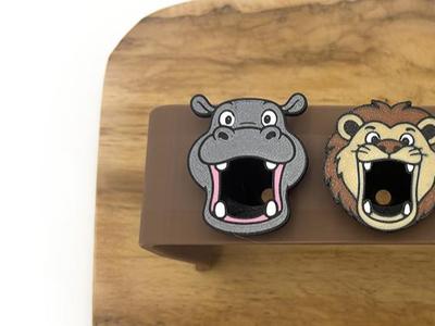 Animal cones hippopotamus
