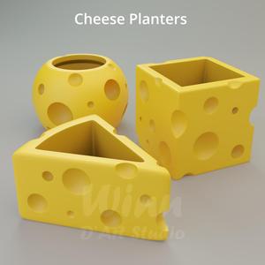 Cheese Planter Set of 3 – STL Files