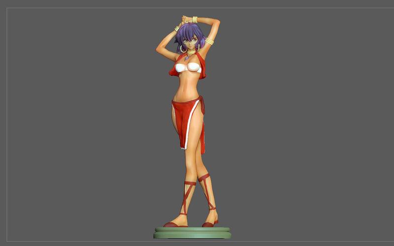 NADIA PRETTY GIRL STATUE ANIMATION ANIME CHARACTER