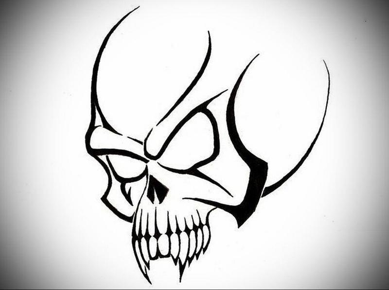 Devil Alien Skull Wall Art Decoration