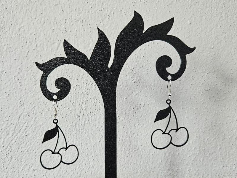 cherry earrings