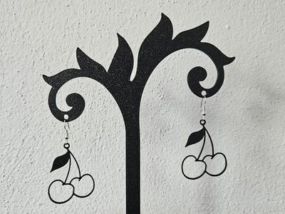 cherry earrings