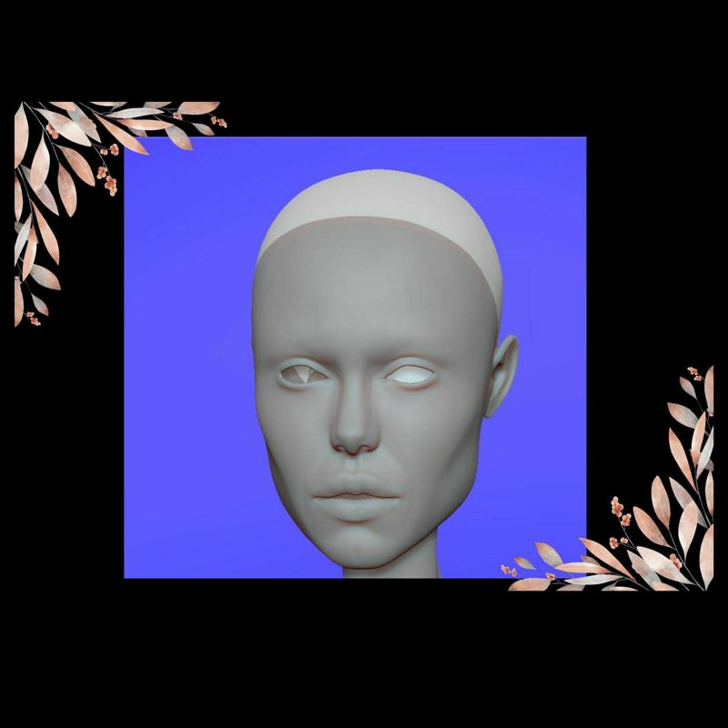 BJD Doll head Angelina Jolie PRE-SUPPORTED collection