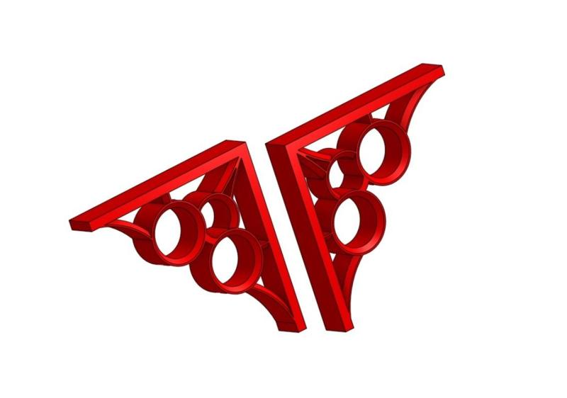 RIGHT ANGLE BRACKETS R+L PROFILES 6INX6IN