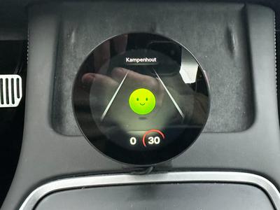 Tesla stand for Flitsmeister Dash